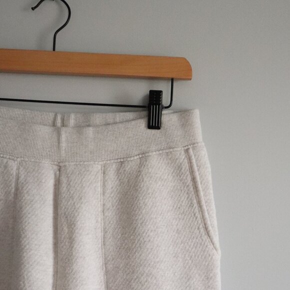 Madewell Women's Sz S White Ellington Straight Leg Stretch Pockets Sweater Pants - Picture 4 of 9